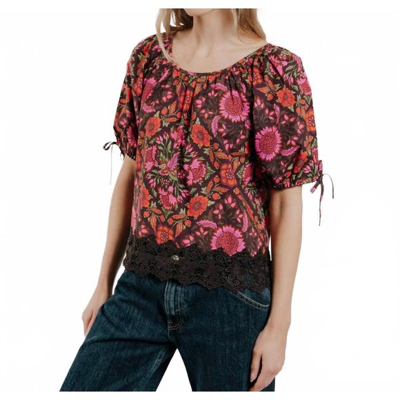LOVE THE LABEL Tops - NEW LOVE THE LABEL veda top in tabitha floral print